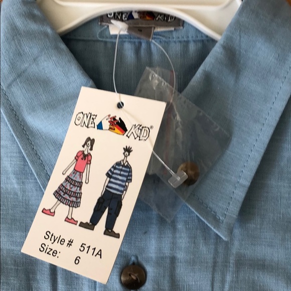 NWT BOUTIQUE BOYS BUTTON DOWN SHIRT - Picture 2 of 4